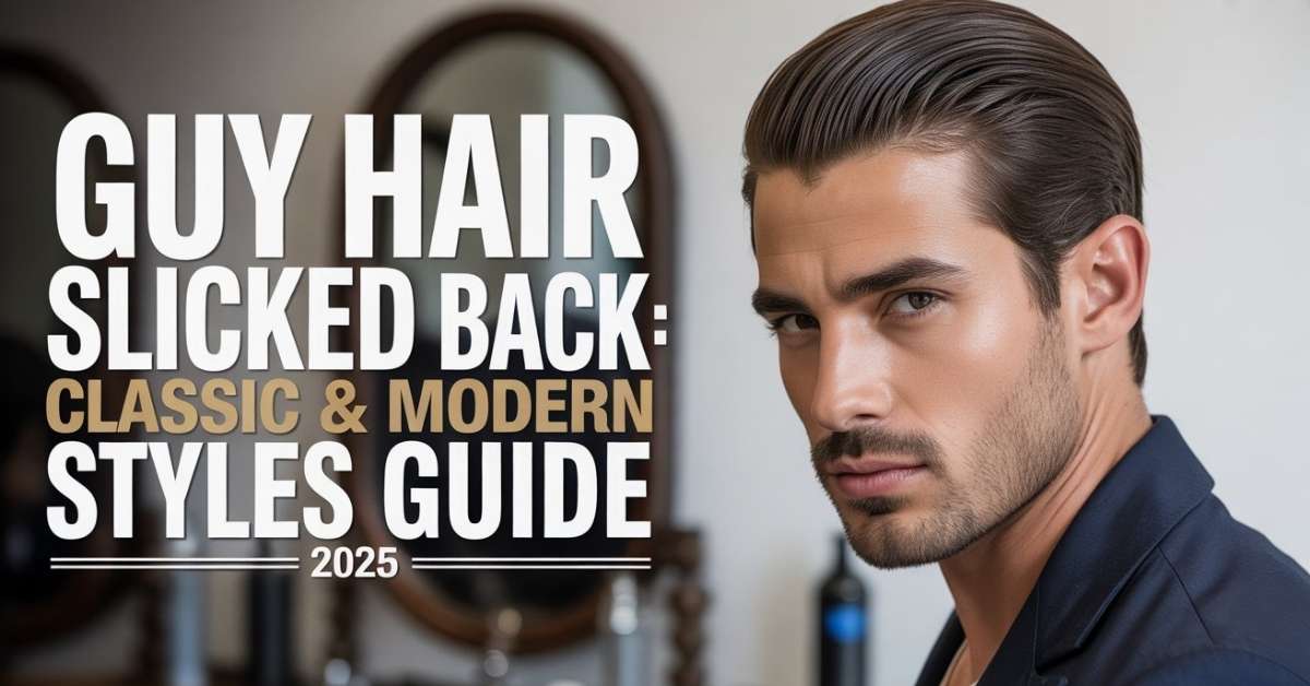 Guy Hair Slicked Back