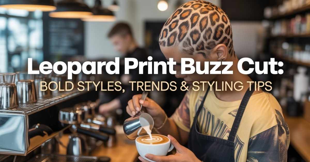 Leopard Print Buzz Cut