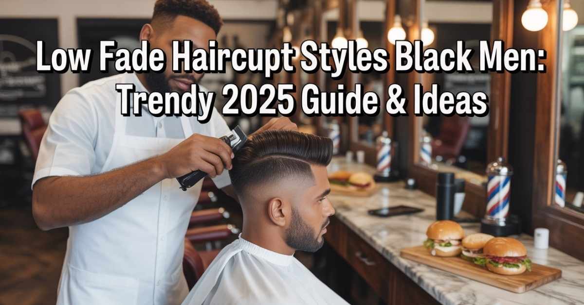 Low Fade Haircut Styles Black Men